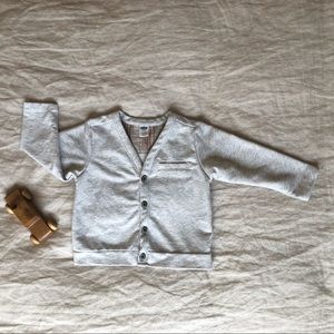 Jersey cardigan
